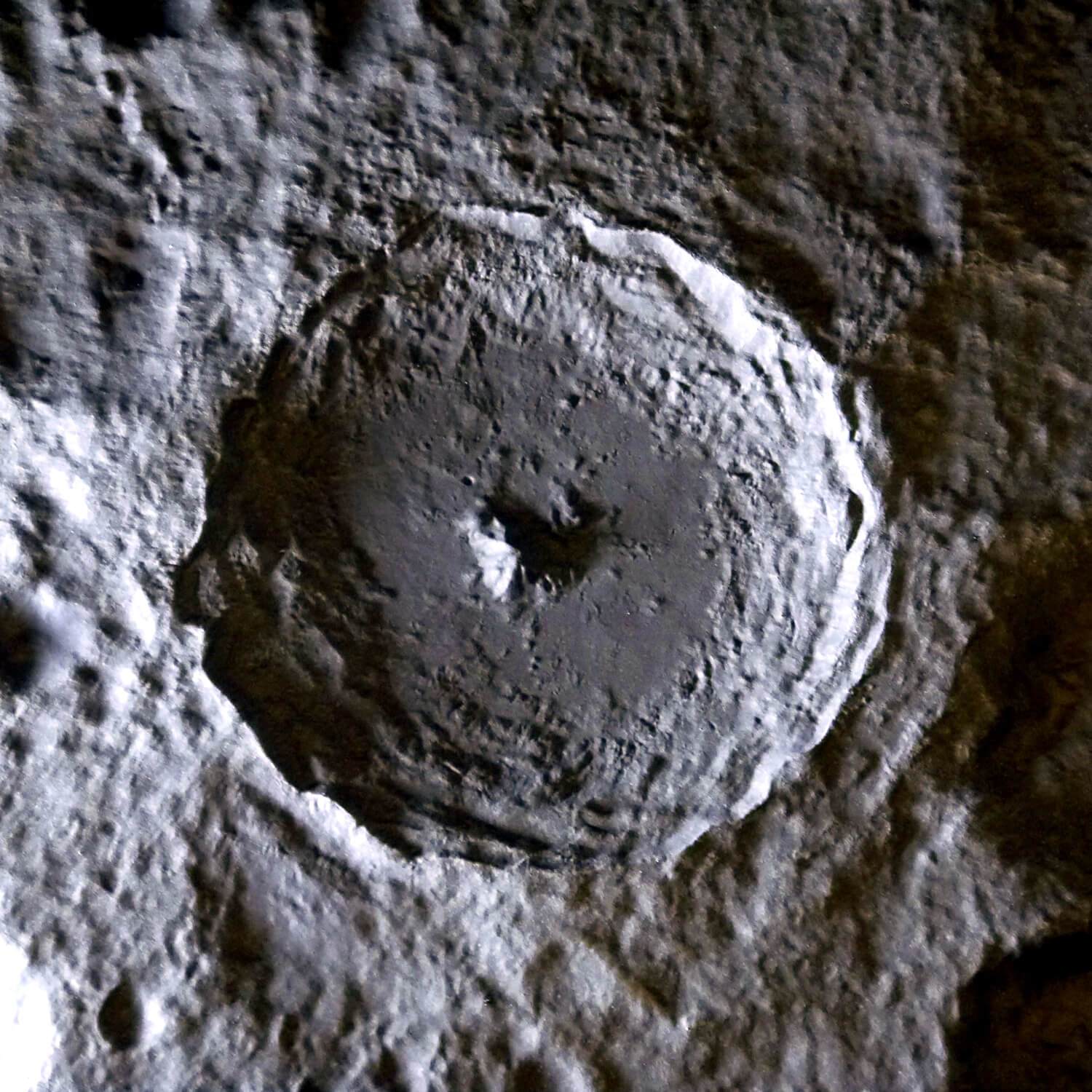 Space Terrains Tycho Crater Aerospace Replica