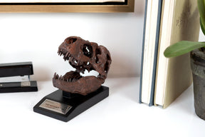 The Nation's T-Rex Skull Statue | 6-Inch Smithsonian Fossil Replica| 1:10 Scale
