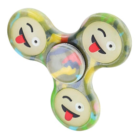 Camo Emoji Fidget Spinner | Smiley