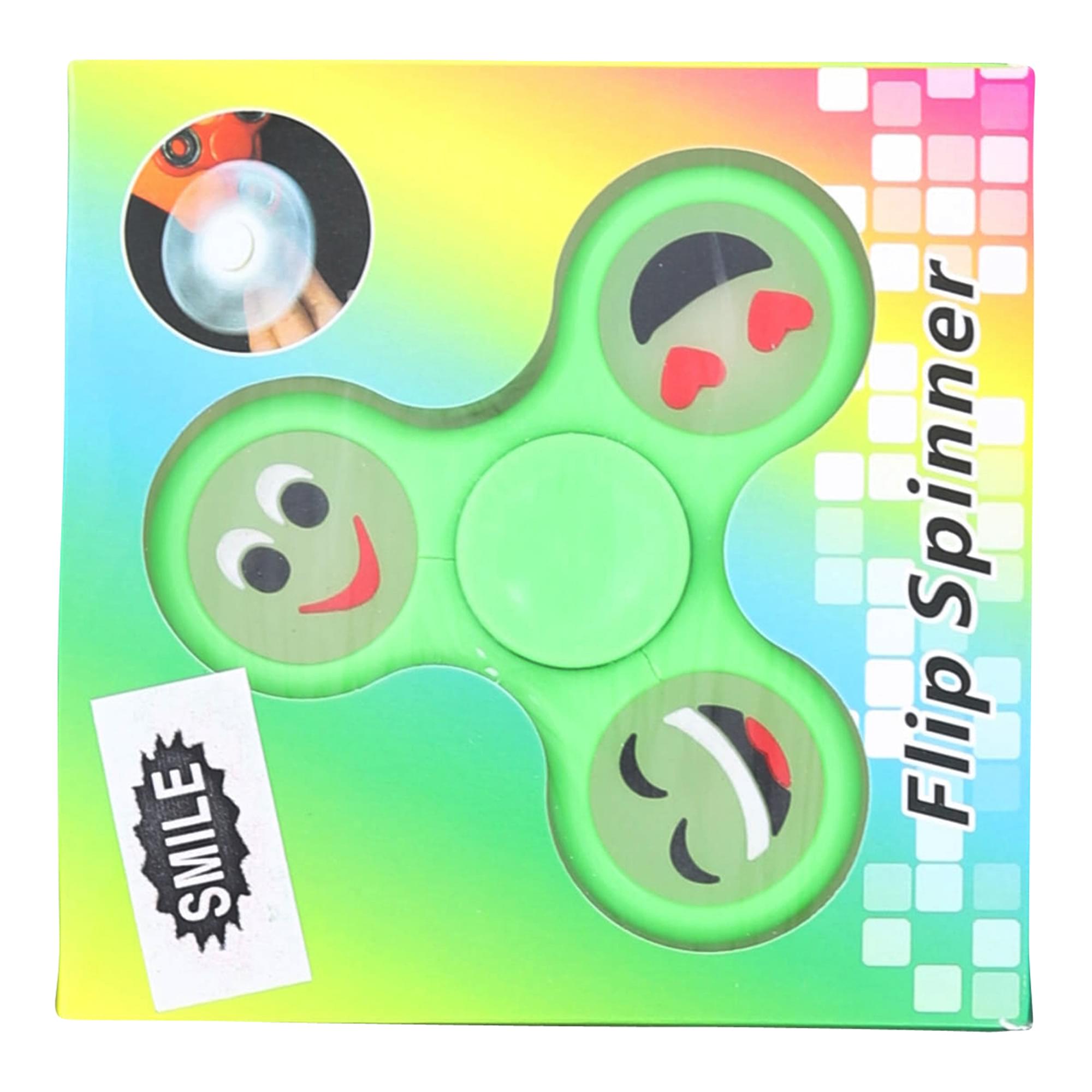 Emoji Smile Fidget Spinner | Green