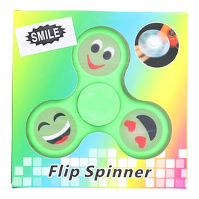 Emoji Smile Fidget Spinner | Green