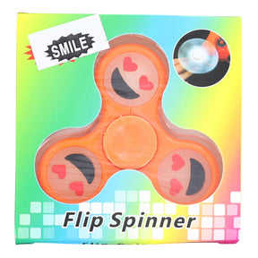 Emoji Smile Fidget Spinner | Orange