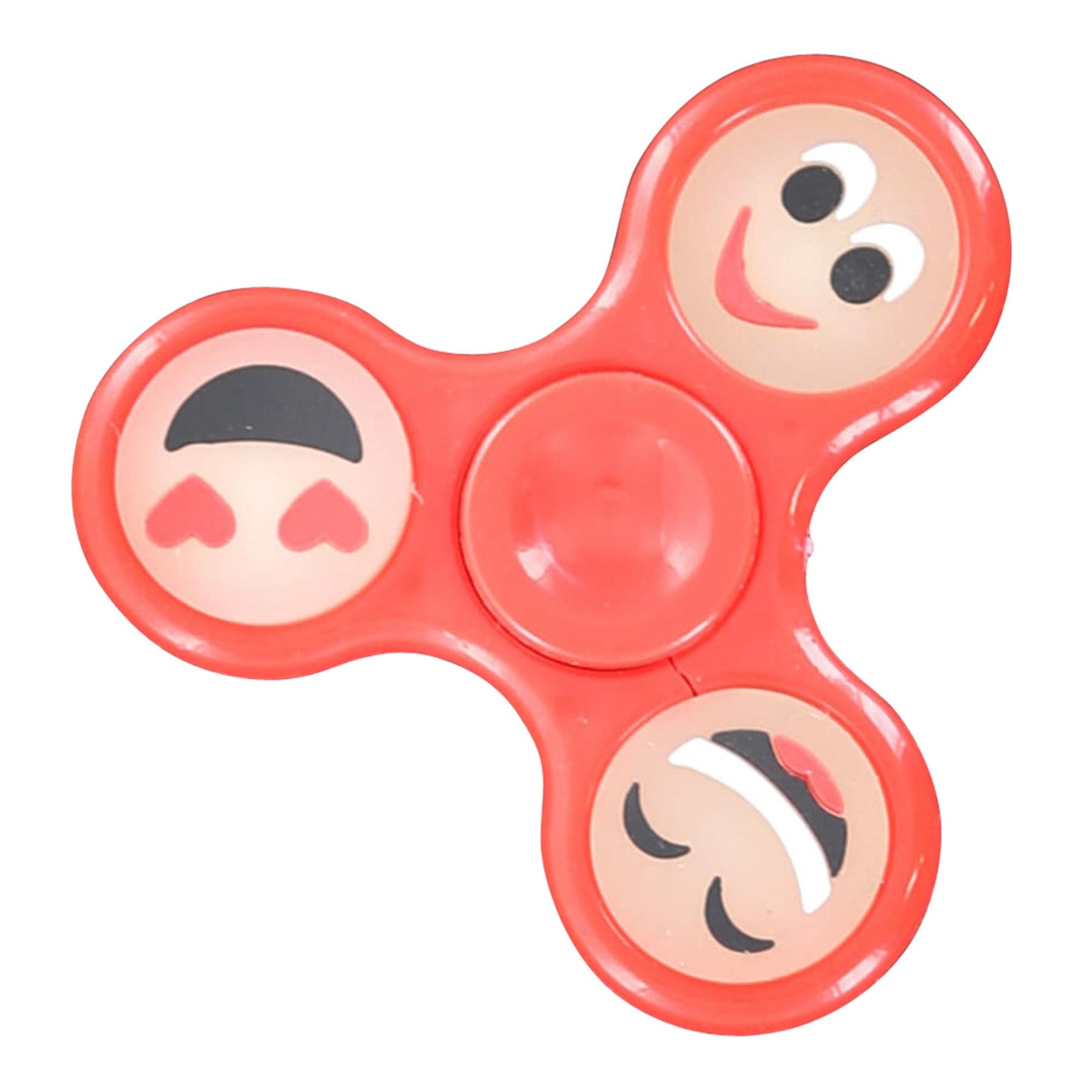 Emoji Smile Fidget Spinner | Red