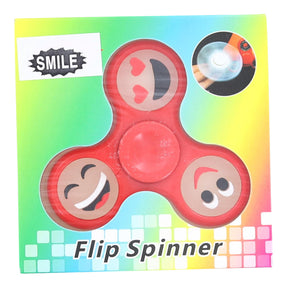 Emoji Smile Fidget Spinner | Red