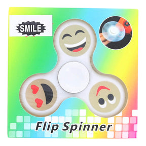 Emoji Smile Fidget Spinner | White