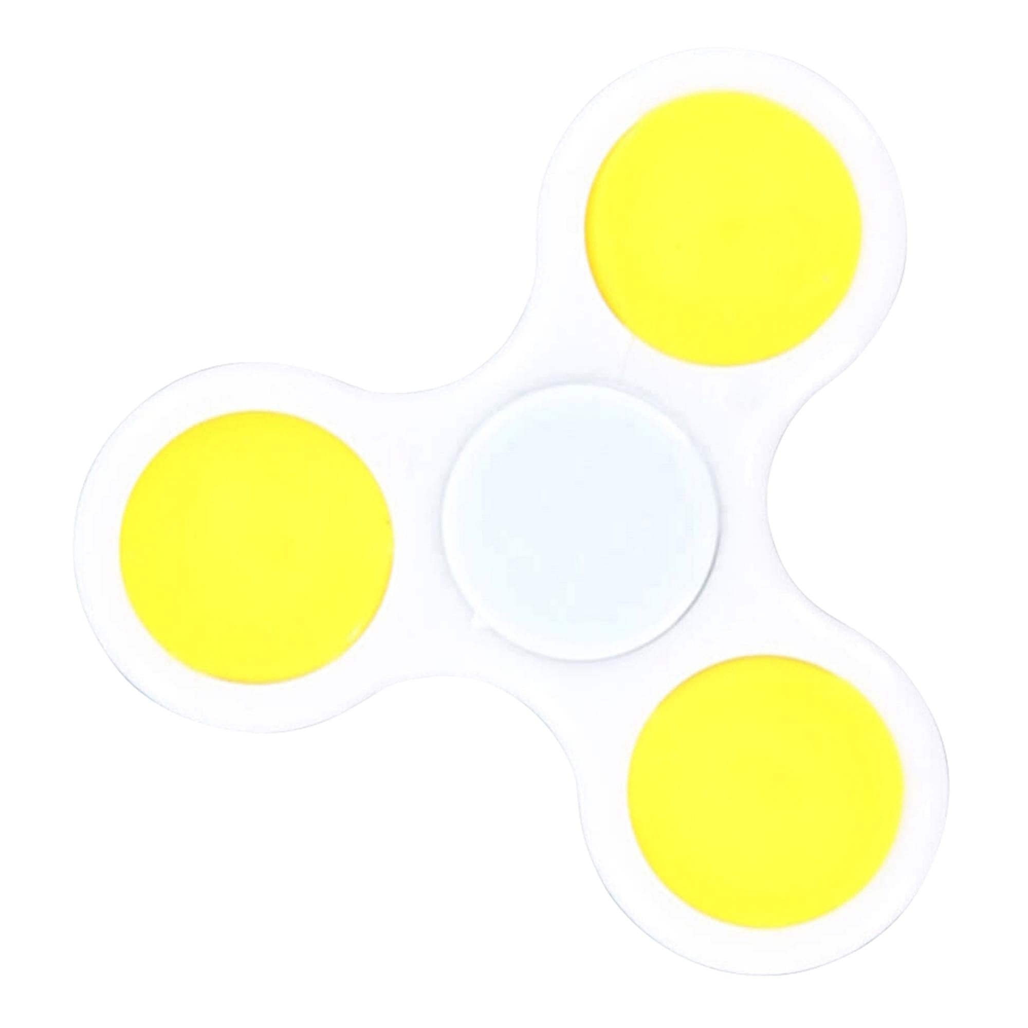 Emoji Solid Color Fidget Spinner | White