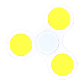 Emoji Solid Color Fidget Spinner | White