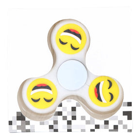 Emoji Solid Color Fidget Spinner | White