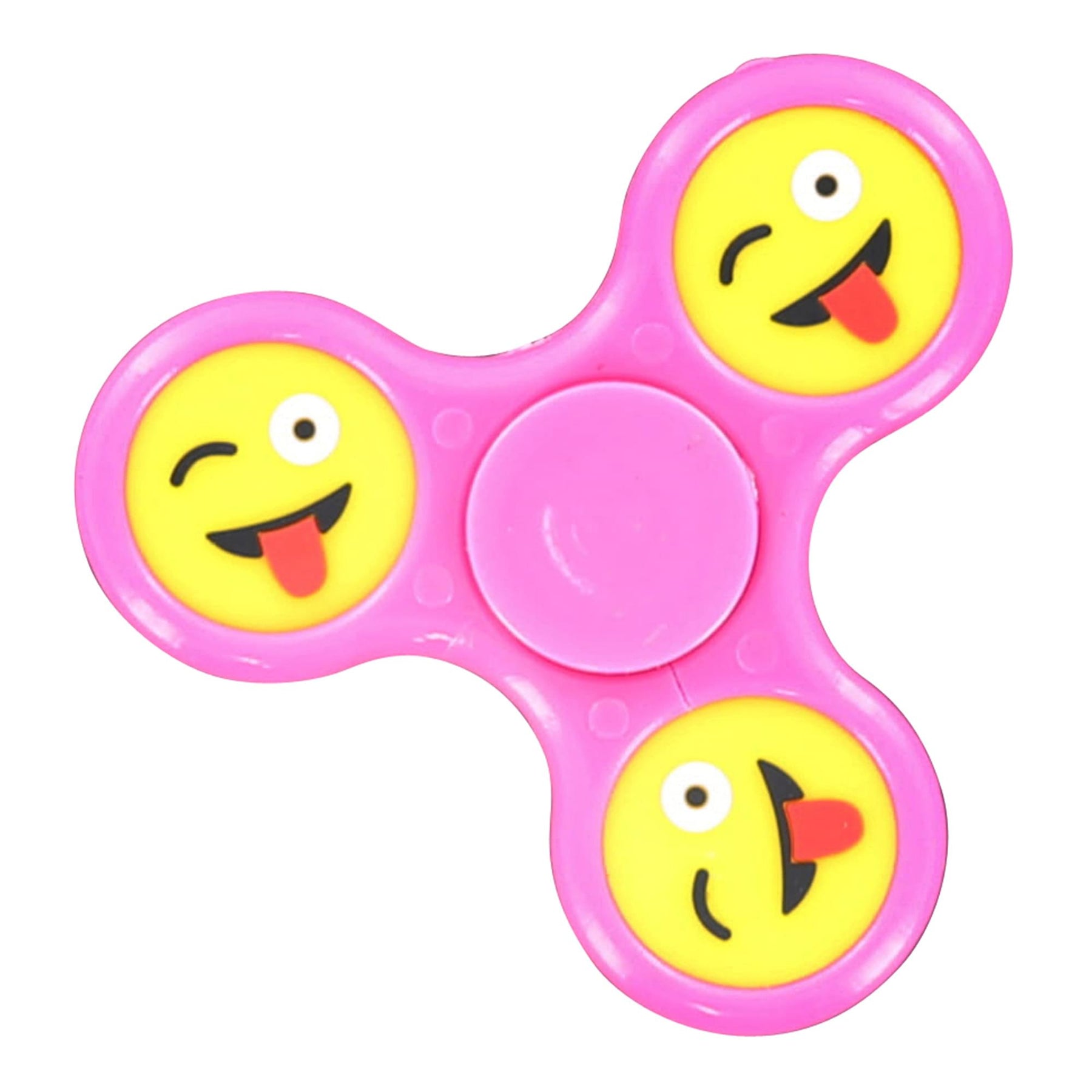 Emoji Solid Color Fidget Spinner | Pink