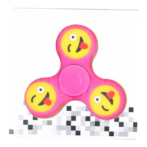 Emoji Solid Color Fidget Spinner | Pink