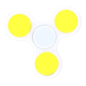 Emoji Solid Color Fidget Spinner | White with Love Eyes