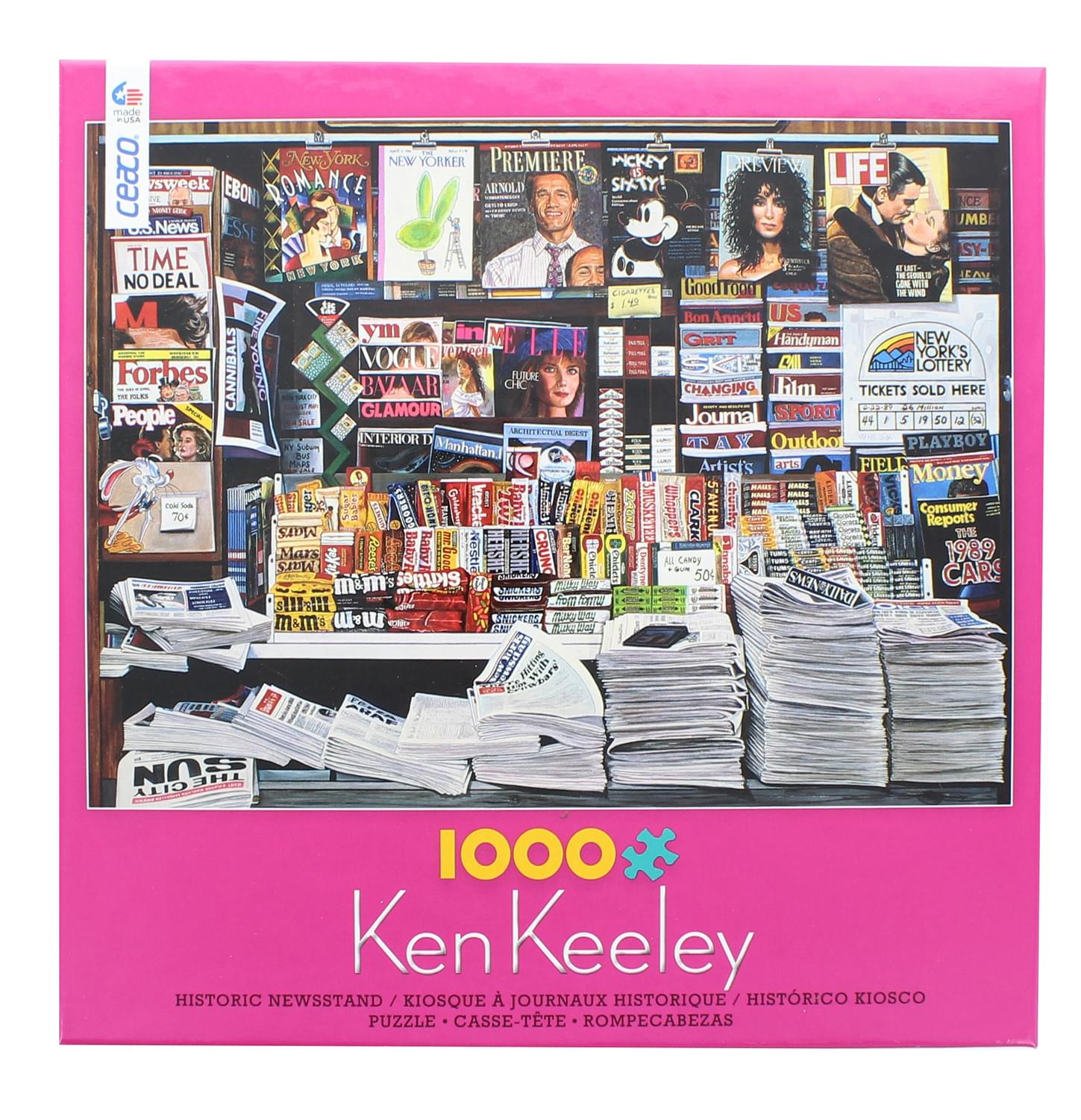 Ken Keeley Historic Newsstand 1000 Piece Jigsaw Puzzle