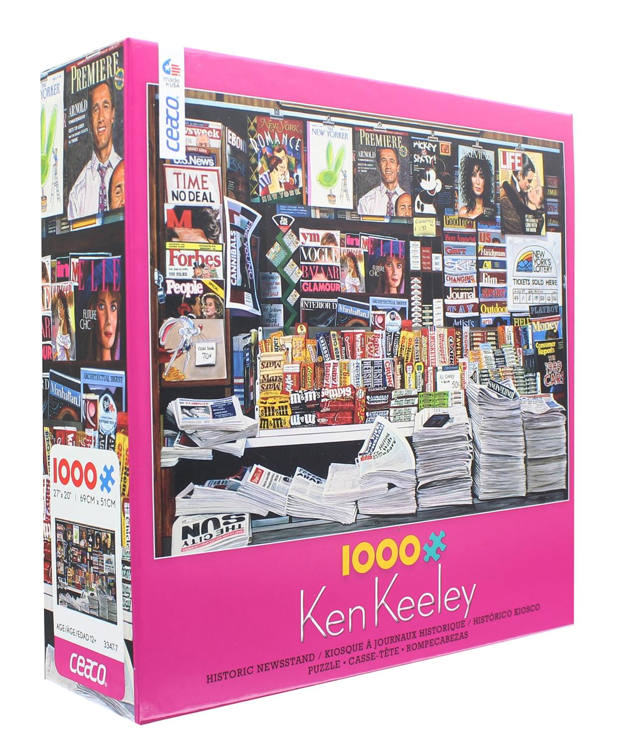 Ken Keeley Historic Newsstand 1000 Piece Jigsaw Puzzle