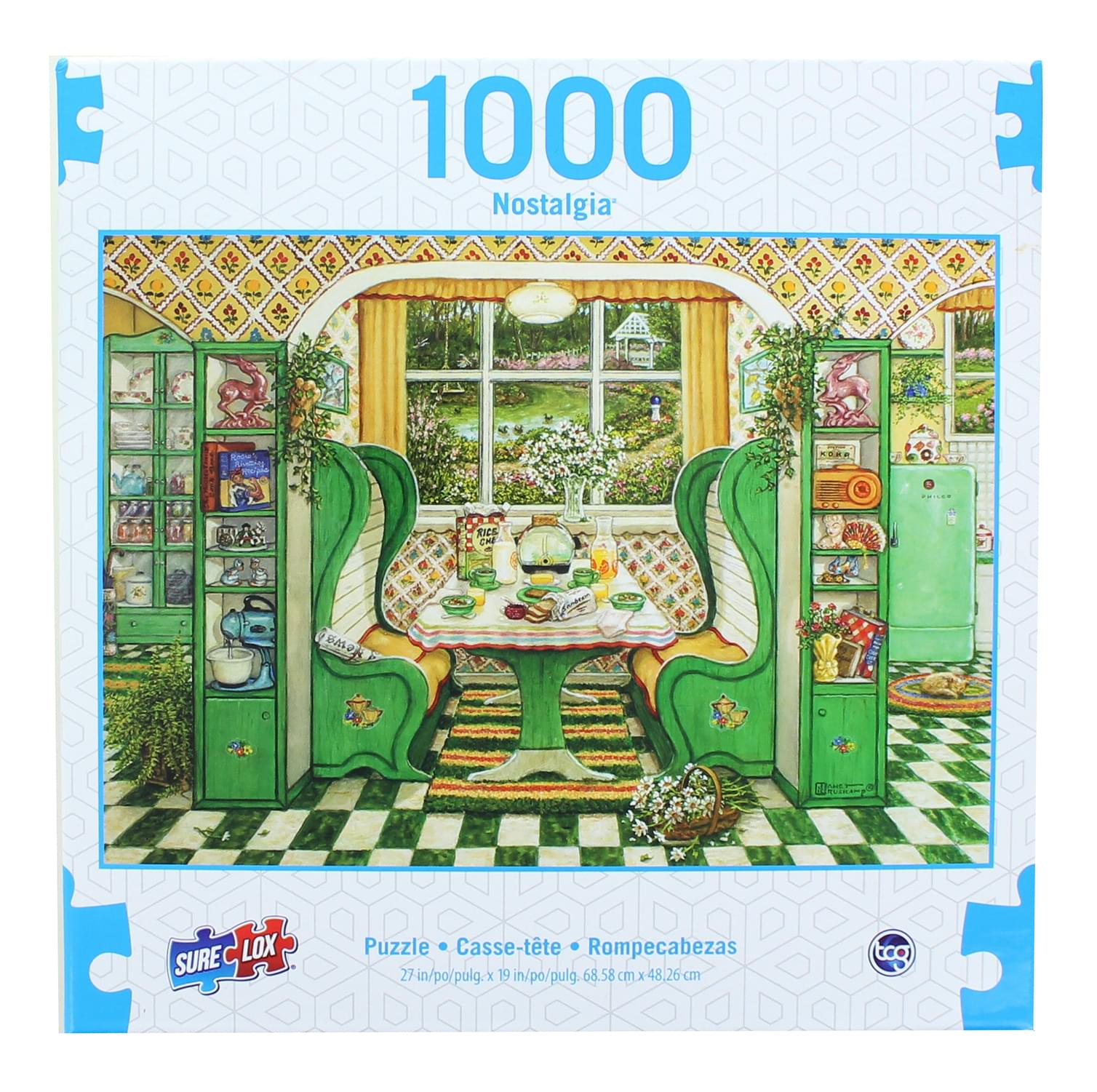 Nostalgia 1000 Piece Jigsaw Puzzle | 1940s Breakfast Nook