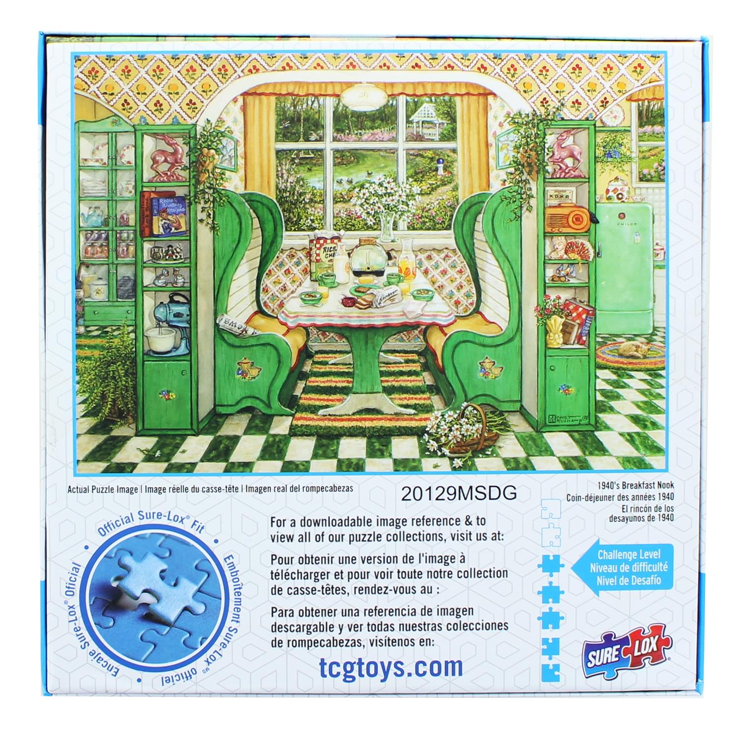 Nostalgia 1000 Piece Jigsaw Puzzle | 1940s Breakfast Nook