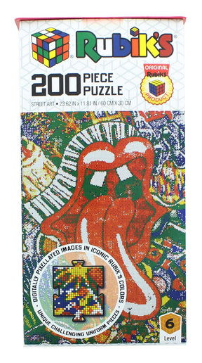 Rubiks 200 Piece Jigsaw Puzzle | Street Art