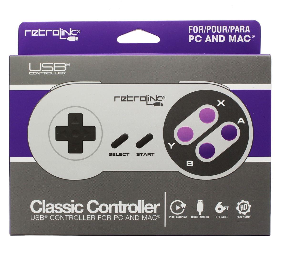 Nintendo Retrolink USB Super SNES Classic Controller