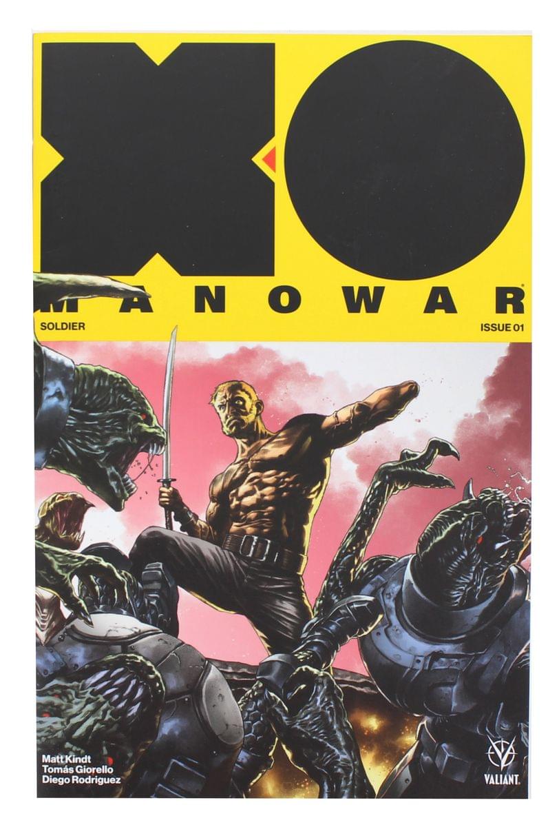 Valiant X-O Manowar: Soldier #1 (Mico Suayan Interlocking Variant Cover)
