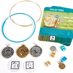 Charmazing Let’s Get Started Charm Bracelet Craft Kit - Crab/ Palm Tree/Dolphin