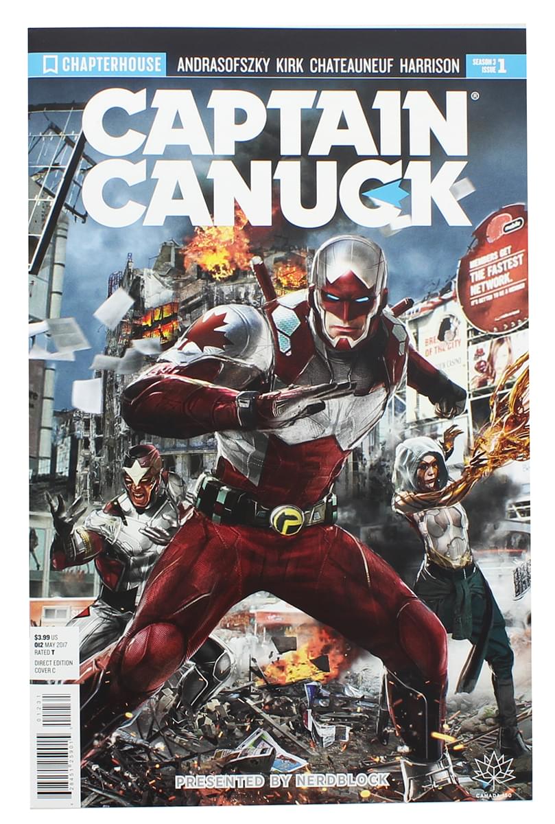 Captain Canuck #1 Comic Book (Nerd Block Cover)