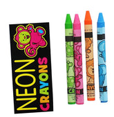 Neon Crayons 4-Pack