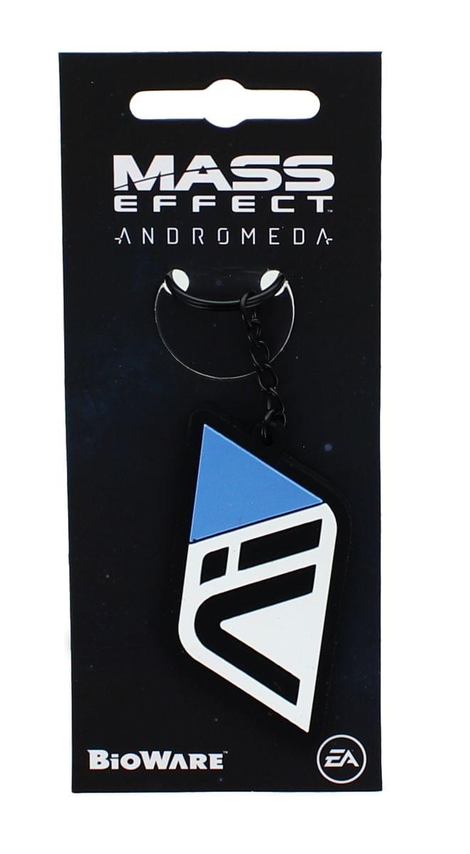 Mass Effect Andromeda Initiative Black Rubber Key Chain