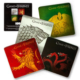 Game Of Thrones Coasters | Nerd Block Exclusive Drink Coaster Pads | Set of 4