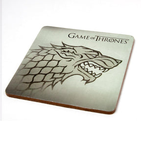 Game Of Thrones Coasters | Nerd Block Exclusive Drink Coaster Pads | Set of 4