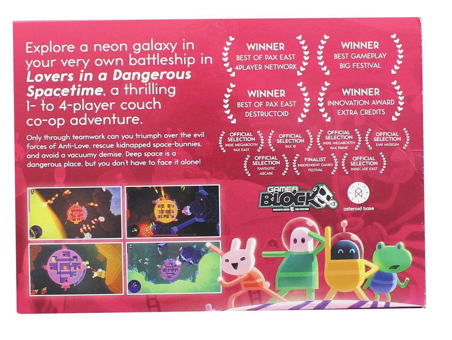 Lovers in a Dangerous Spacetime: 1- to 4-Player Co-op Space Shooter