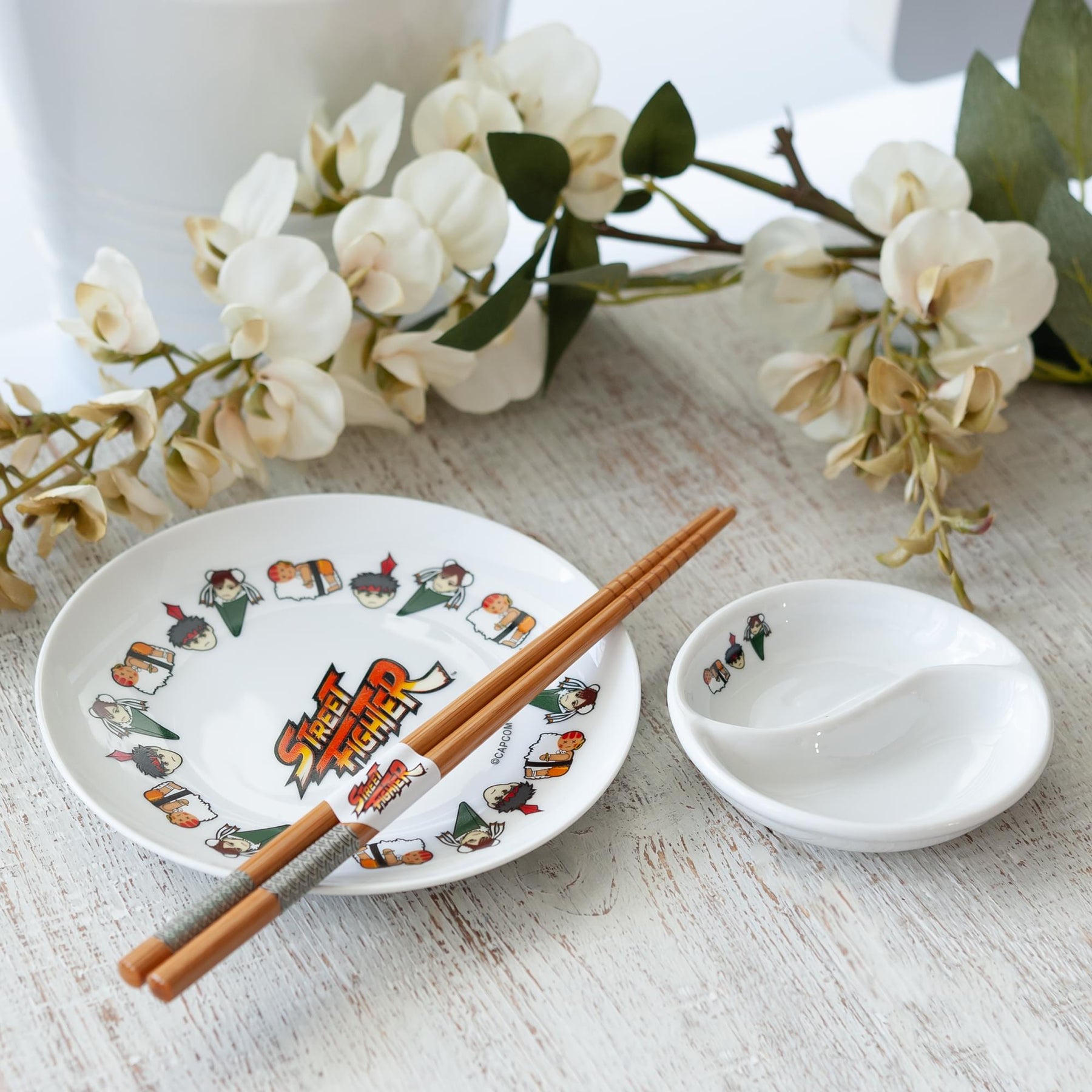 Street Fighter Sushi Set with Chopsticks | Free Shipping Street Fighter Sushi Set with Chopsticks | Free Shipping