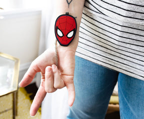 Marvel Spider-Man Printed Tin Case w/ Rubber Charm