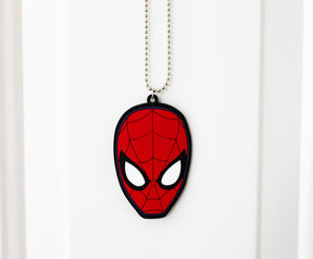 Marvel Spider-Man Printed Tin Case w/ Rubber Charm