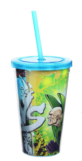 Superman vs Lex Luthor 16oz Carnival Cup