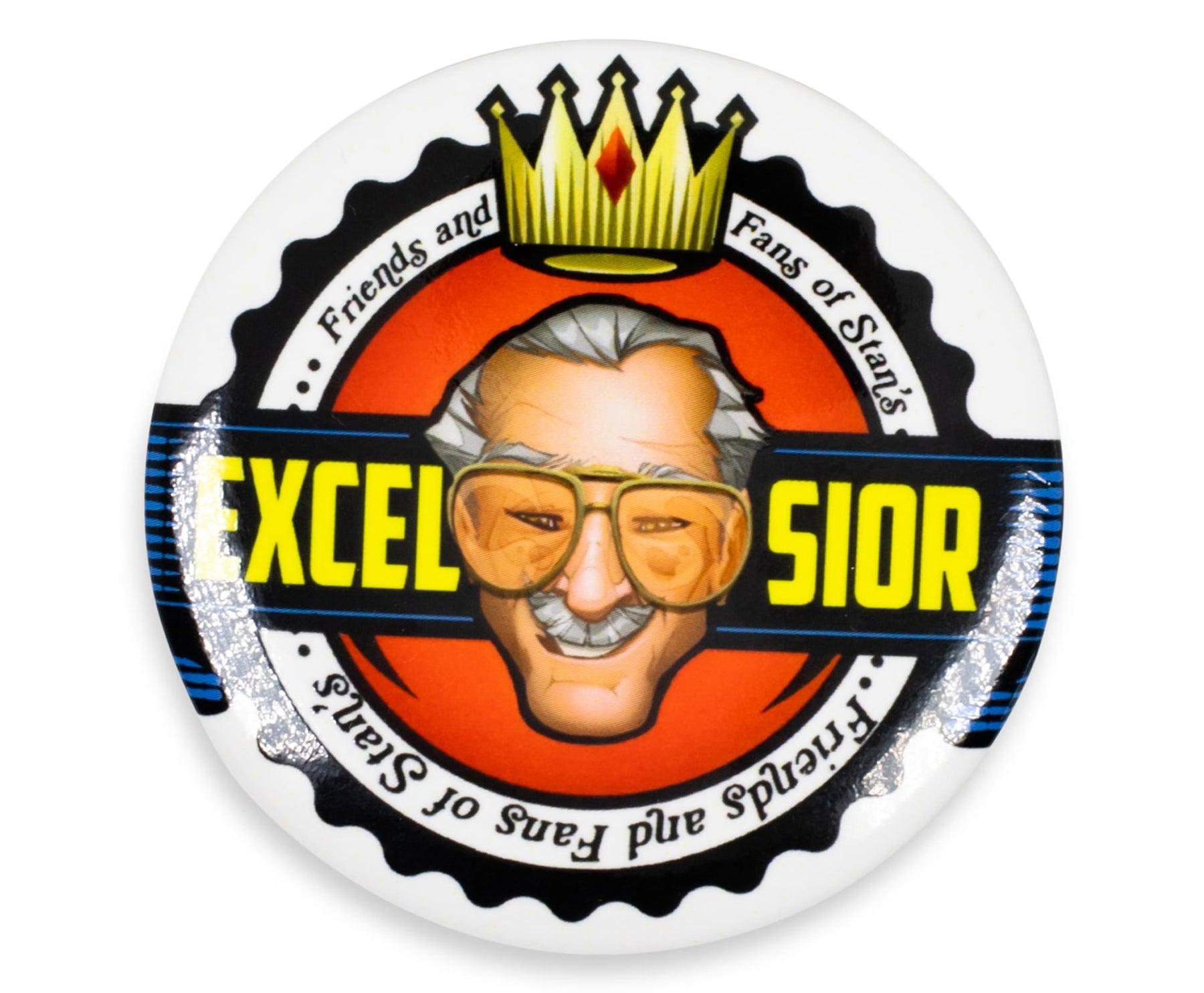 Stan Lee Excelsior Button Pin