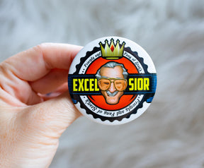 Stan Lee Excelsior Button Pin