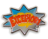 Stan Lee Excelsior Enamel Collector Pin