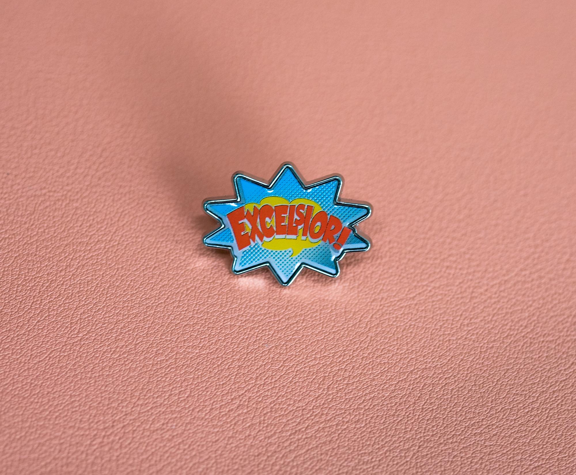 Stan Lee Excelsior Enamel Collector Pin