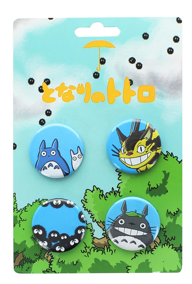 My Neighbor Totoro Button 4-Pack