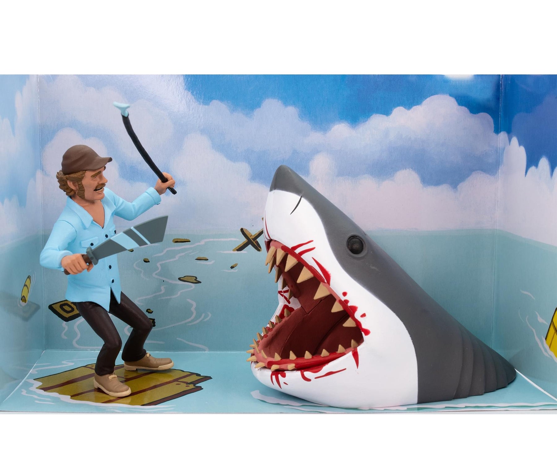 JAWS Toony Terrors Quint & Shark Figure 2-Pack