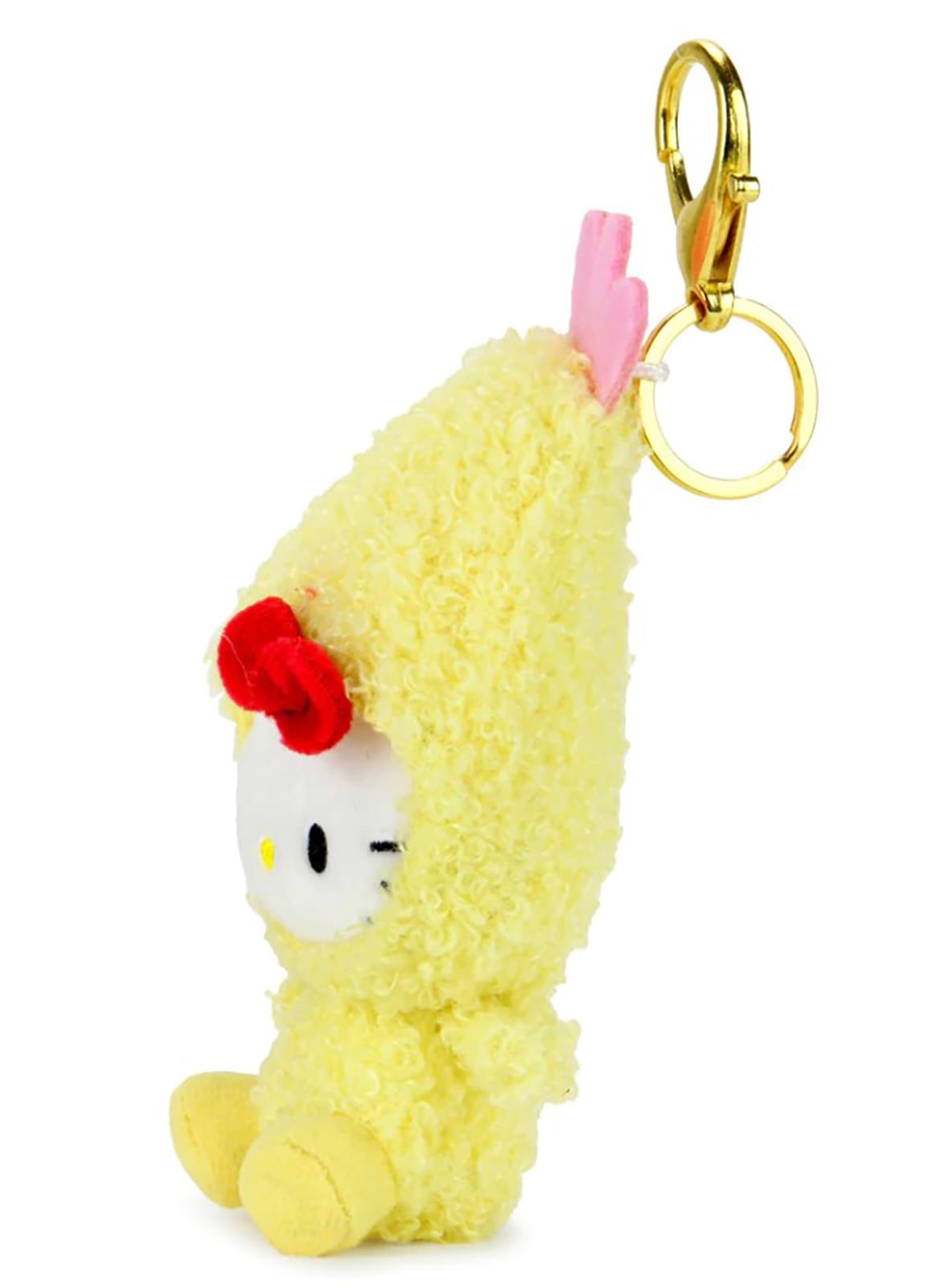 Hello Kitty x Nissin Cup Noodles Plush Charm Keychain | Tempura Kitty