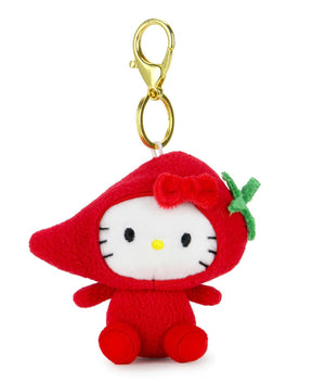 Hello Kitty x Nissin Cup Noodles Plush Charm Keychain | Red Pepper Kitty