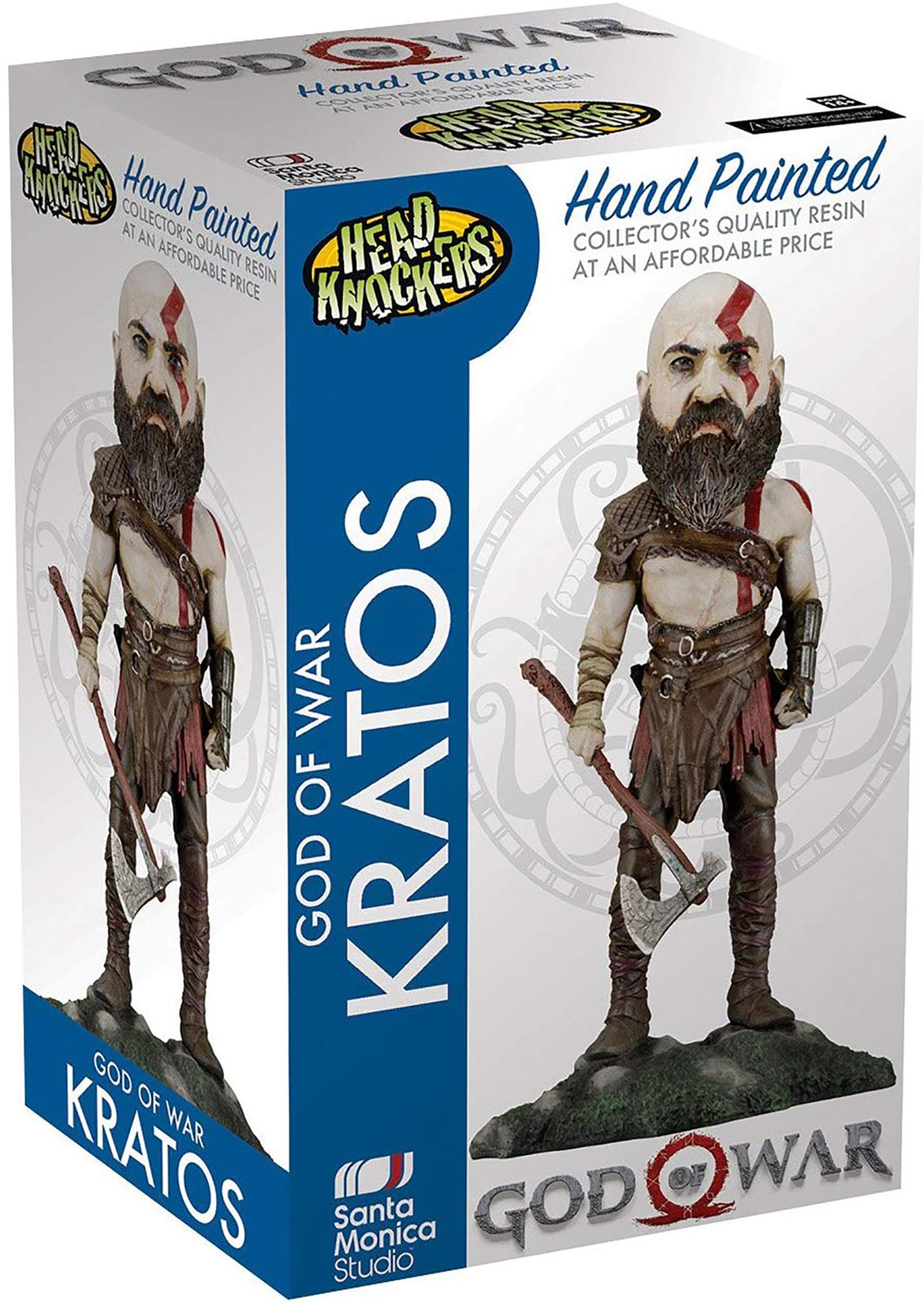Neca 2018 God of War Kratos Resin Head Knocker Bobble Head