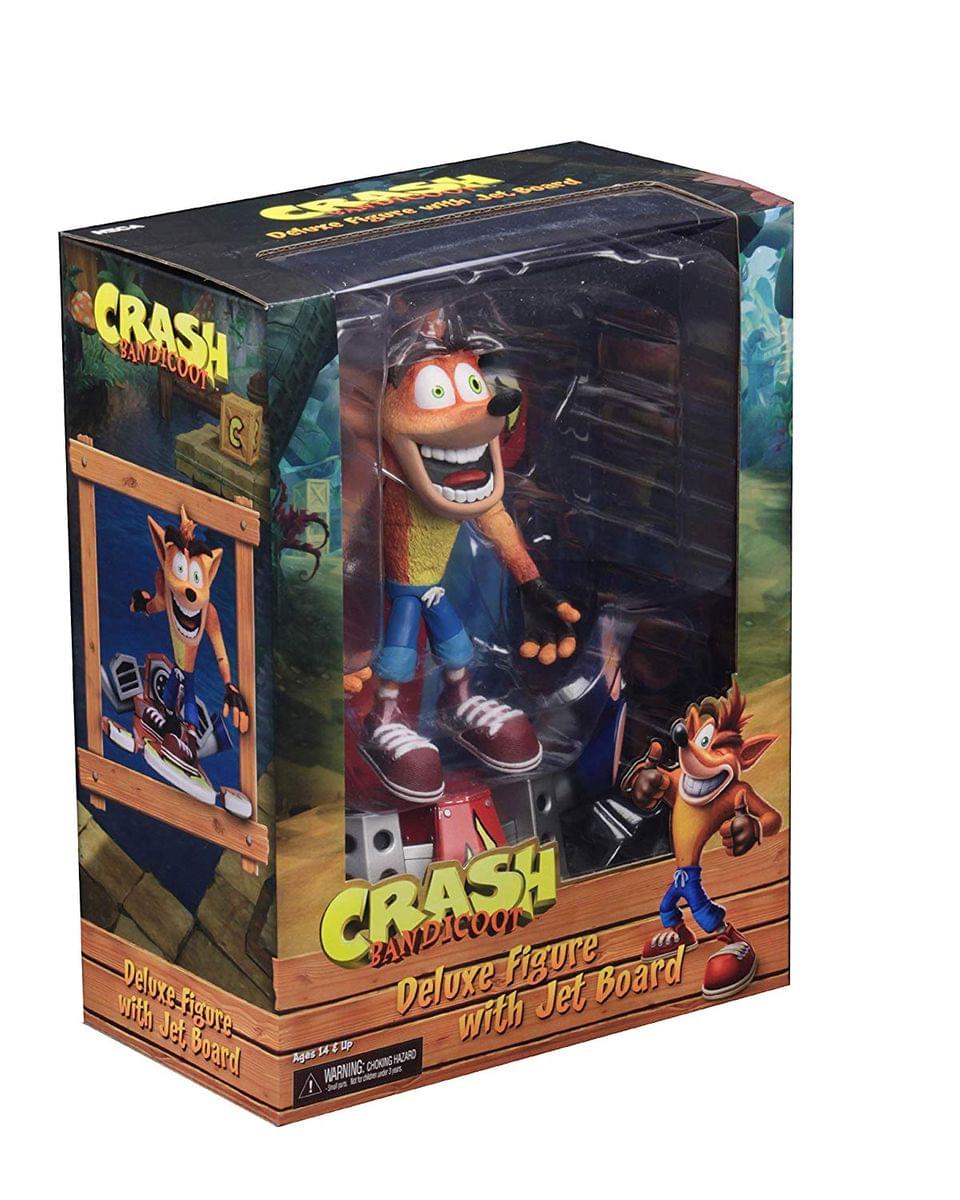 Crash Bandicoot 5.5-Inch Crash w/ Jet Board Deluxe Action Figure