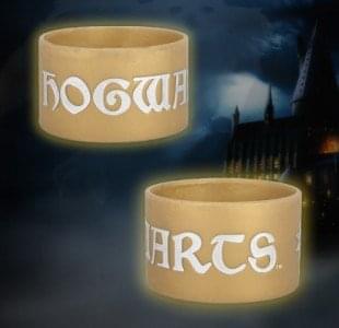 Harry Potter Hogwarts & Star Thick Silicone Bracelet