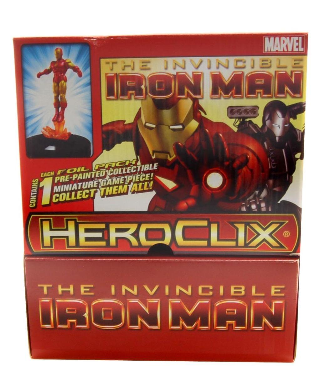 Heroclix Marvel Invincible Iron Man Gravity Feed Case of 24