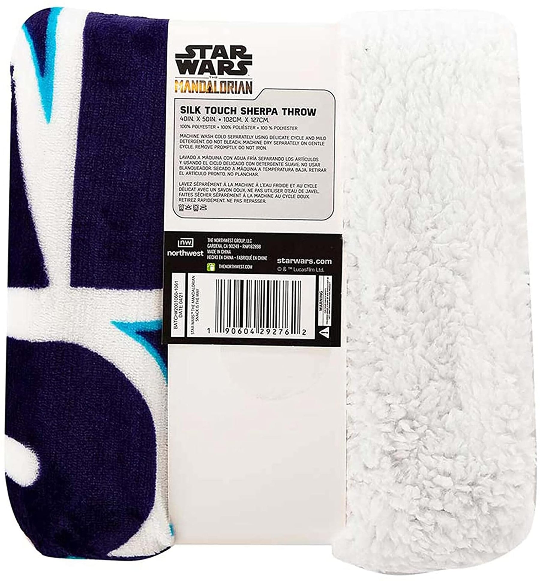 Star Wars The Child Snack Is Way 40 x 50 Inch Silk Touch Sherpa Throw Blanket