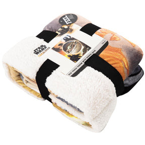 Star Wars The Mandalorian Longest Journey 60 x 80 Inch Silk Touch Throw Blanket
