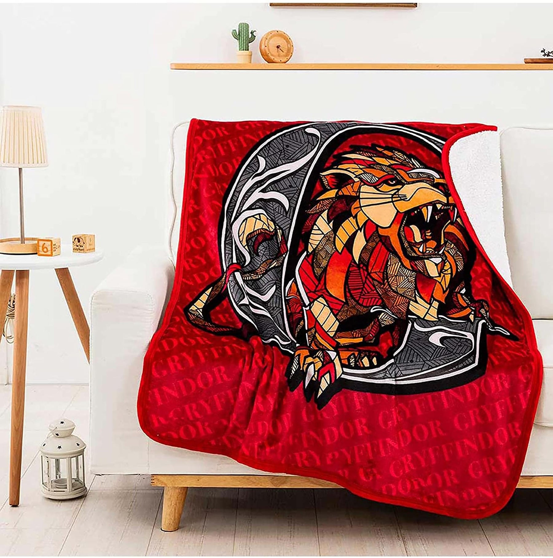 Harry Potter Gryffindor 40 x 50 Inch Throw Blanket Free Shipping