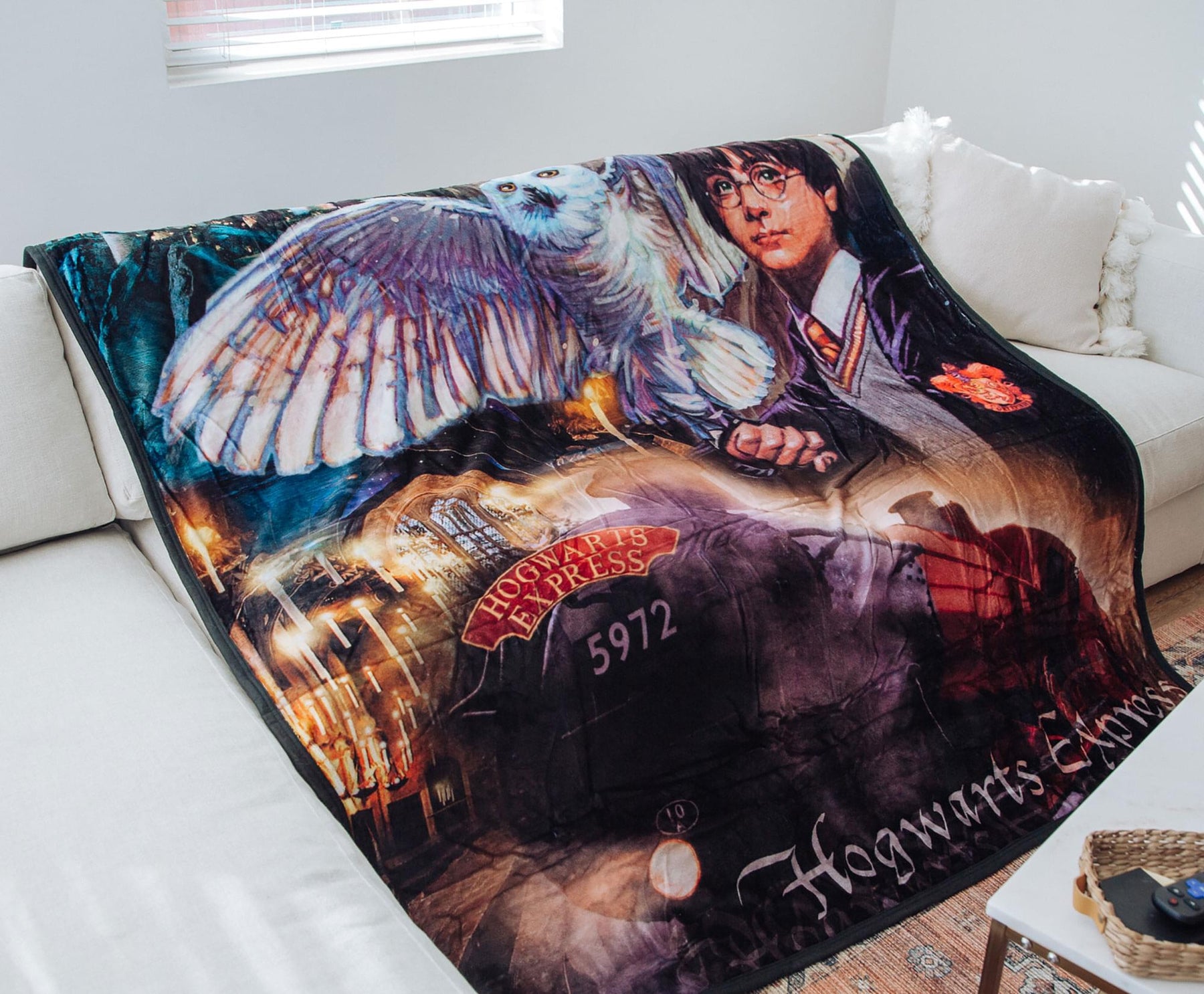 Harry Potter Magical Montage 60 x 80 Inch Silk Touch Throw Blanket