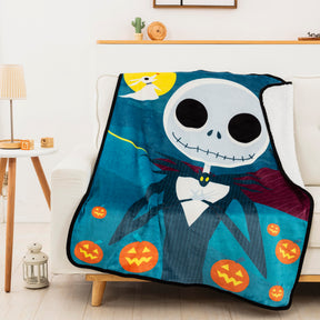 Nightmare Before Christmas Night Stroll 40 x 50 Inch Silk Touch Throw Blanket